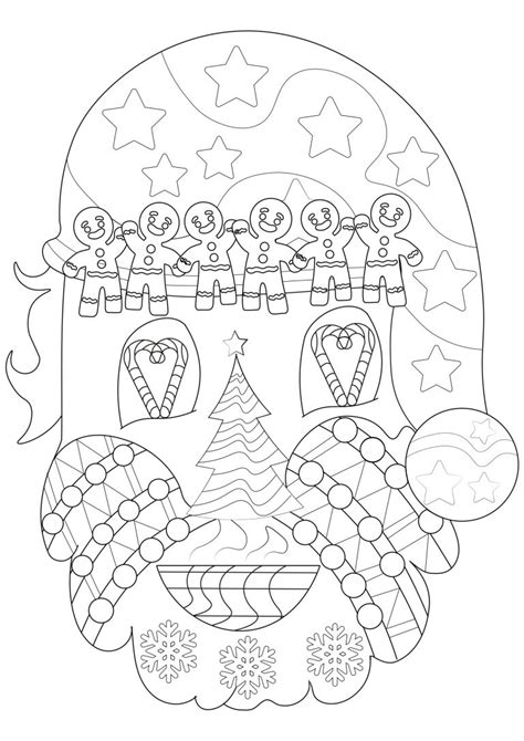 adult christmas coloring pages printables artsy pretty plants