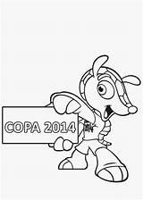 Copa Fuleco Mascote Atividade Pintar sketch template