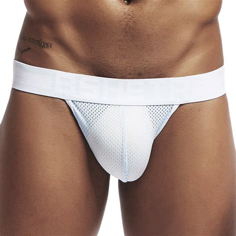 bshetr brand jockstrap male underwear g strings breathable