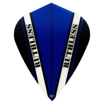 ruthless dart flights kite blacldark blue