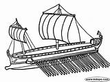 Coloring Roman Ship Pages Ancient Drawing Romans Ships Gif Choose Board sketch template