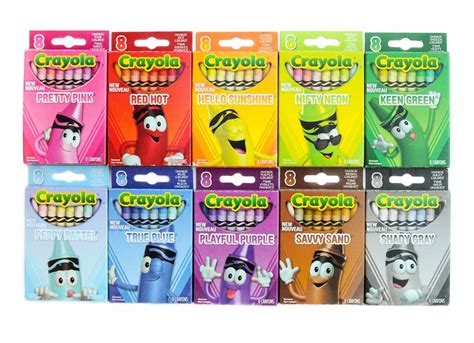 count crayola tip collection crayons whats   box