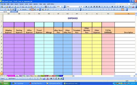 excel spreadsheet  bills  excel template  bills spreadsheet