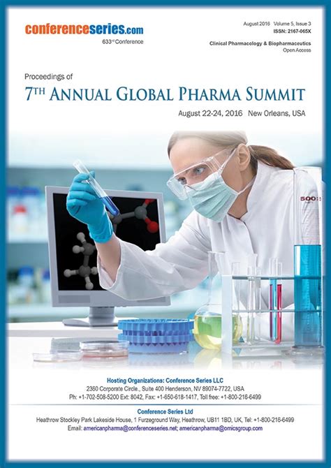 Abstract Submission World Pharma Congress 2019 Pharmaceutical