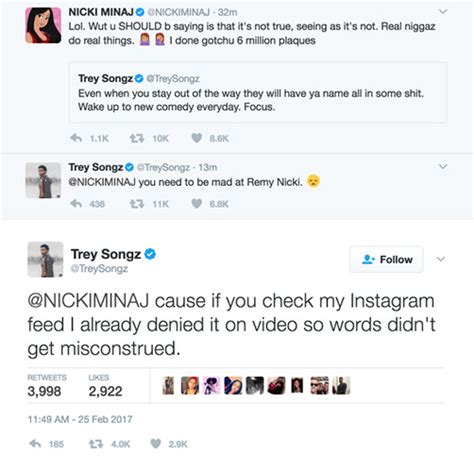 trey songz sextape leaks as he s caught in the middle of nicki minaj and remy ma beef