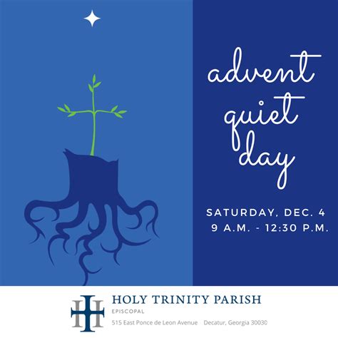 advent quiet day holy trinity parish