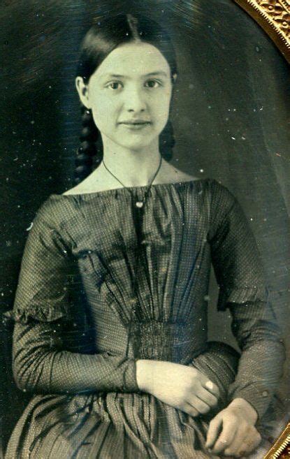 1850s Beautiful Young Lady Shes Smiling Rare To See In Old