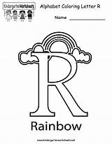 Worksheets Alphabet Worksheet Sheets Rainbow sketch template