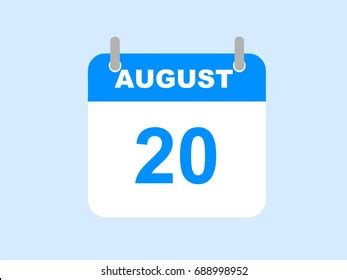 august   august calendar icon stock illustration