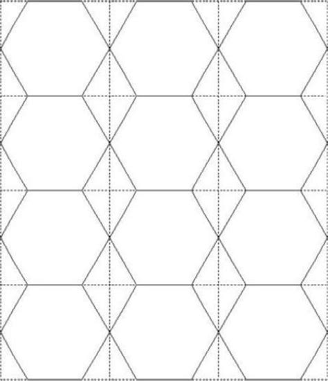 hexagon printable template hexies   quiltinghexies