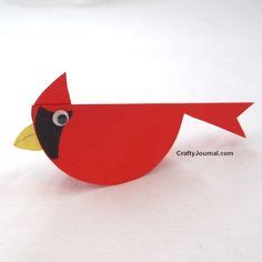 cardinal craft activity  template bird crafts preschool st