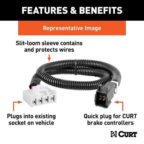 curt triflex brake control wiring harness kit      series ebay