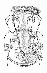 Ganesha Hanuman Coloring Books sketch template