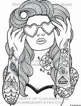 Coloring Pages Tattoo Tattoos Printable Getdrawings sketch template