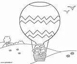Luchtballonnen Kleurplaten sketch template