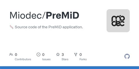 github miodecpremid source code   premid application