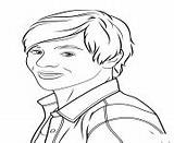 Coloring Pages Celebrity Moon Austin sketch template
