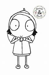 Sarah Duck Coloring Colouring Pages Kids Sara Make Pato Sprout Portrait Sheet Birthday Book Cake Cbeebies Party sketch template