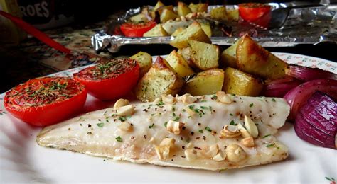Sheet Pan Roasted Sea Bass Dinner For Two The English Kitchen