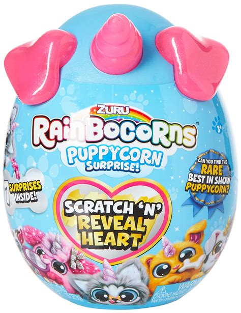 buy rainbocorns sparkle heart puppycorn surprise pdq multicolor