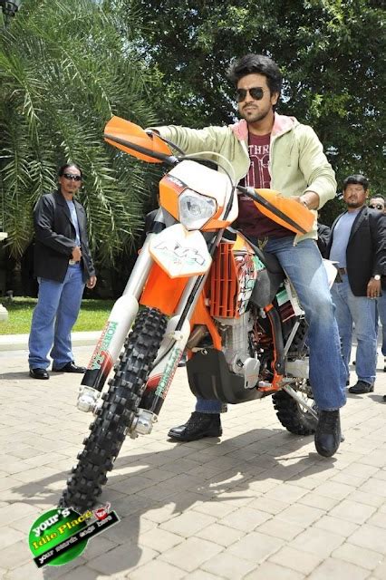 Ramcharan New Bike Pic In Racha Movie Latest Photos And Film News