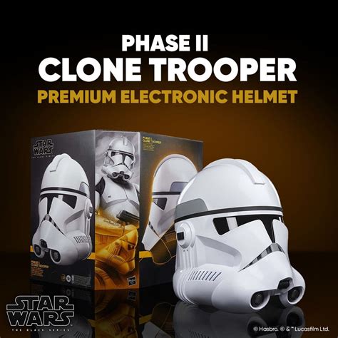 join  republic  hasbros  star wars clone trooper helmet