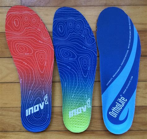 options  flat replacement insoles  running shoes inov   ortholite fusion