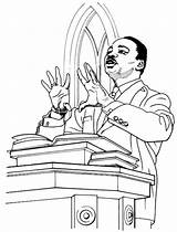 Luther Martin Coloring King Jr Pages Dr Kids Printable Books Activities Library Clipart Anycoloring Cartoon Popular sketch template