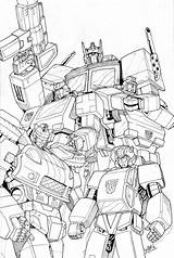 Optimus Autobots Beamer Colorare Pintar Ausmalbilder Lineart Magnus Extinction sketch template