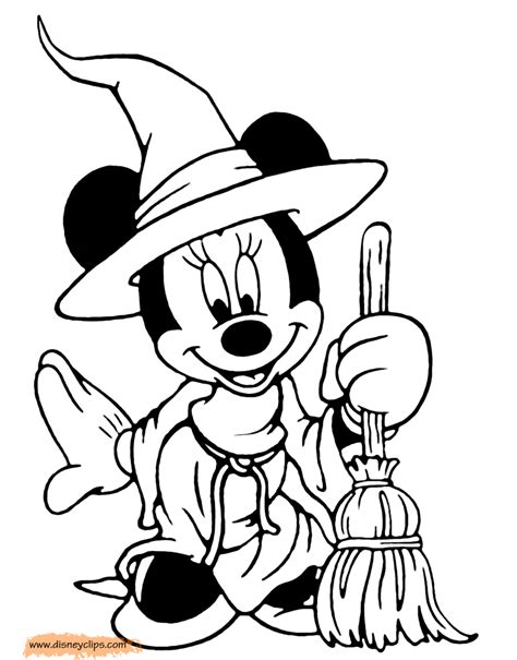 disney halloween coloring book pages coloring pages