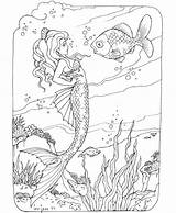 Meerjungfrau Ausmalbilder Mermaids Colorare Sirene Sirena Wonder Printable Underwater Barbie Malvorlagen Wasser Colorier Adulte sketch template