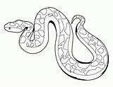 Coloring Snake Pages Kids Printable sketch template
