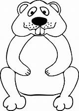 Groundhog Wecoloringpage sketch template