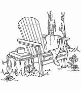 Coloring Clipart Pages Adirondack Chair Wood Stamps Rubber Colouring Book Chairs Embroidery Joann Books источник Inky Antics Mounted Clipground Choose sketch template