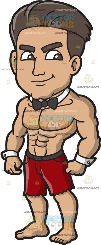 A Sexy Male Stripper With Six Pack Abs A Man With Sleek