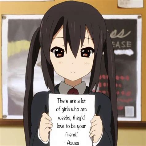 a wholesome message from azunyan r animemes