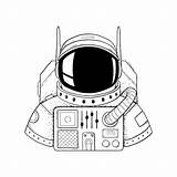 Astronauta Astronaut Helmet Capacete Casco Adultos sketch template