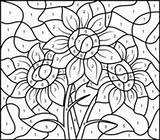 Pages Adult Sunflower Zahlen Coloritbynumbers Vorlagen Blumen Sonnenblumen Bunte Malvorlagen Kunstgeschichte Hueneme Coloriage Enregistrée sketch template