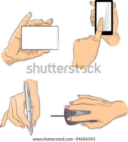 hands holding  stock vector illustration  shutterstock
