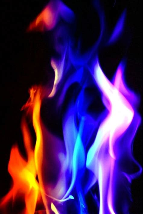 colored fire flames images  pinterest salt salts