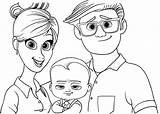 Coloring Pages Baby Parent Boss Drawing Kids Getdrawings Dreamworks sketch template