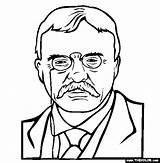 Roosevelt Theodore Coloring Teddy Pages Drawing Printable Color Name Presidents Online Print Getdrawings President Eleanor Getcolorings Popular Thecolor sketch template
