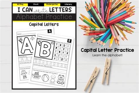 alphabet practice capital letters