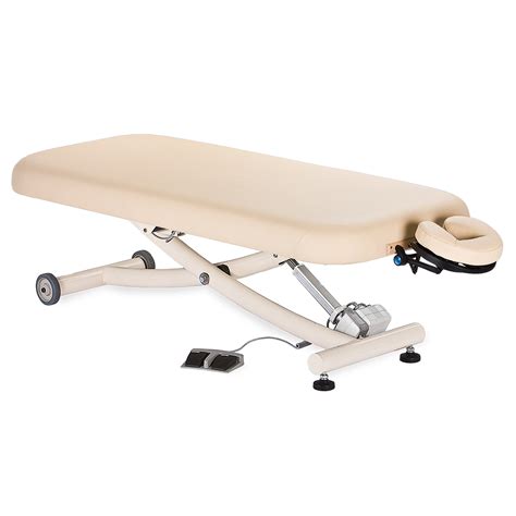 Ellora Electric Lift Massage Table With Easy To Use Foot Pedal At