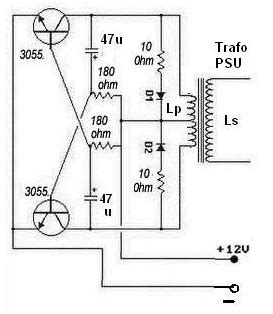 inverter circuit diagram electronic circuit