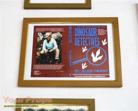 Jurassic Park Dr Alan Grant S Book Cover Replica Movie Prop