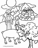 Abraham Isaac Coloring Offers Pages Sunday School Kids Bible Activity Lesson Ampproject Craftingthewordofgod Activities Crafts Story sketch template