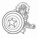 Coloring Pages Captain America Shield Printable Hitler Marvel Drawing Outline Getcolorings Getdrawings Face Template Vector North Logo Colorings Color Print sketch template