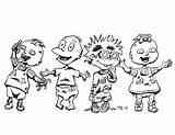 Rugrats Wonder Phil Angelica Lil Tommy Chuckie sketch template
