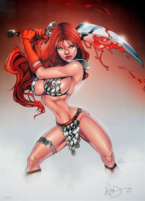 red sonja by chatzoudis in dimitris koskinas s my red sonja art collection comic art gallery room